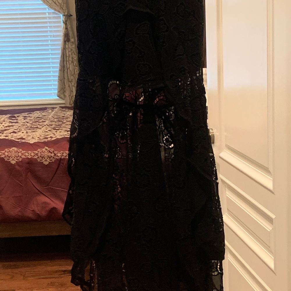 NWT $250 Free People Catalina Black Dress 0 ~ XS - Picture 13 of 14